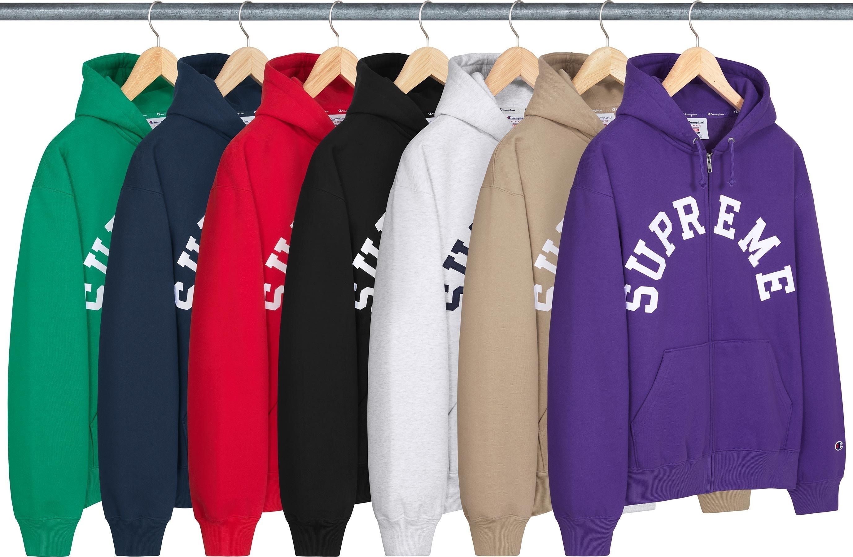 Supreme®/Champion® Zip Up Hooded Sweatshirt